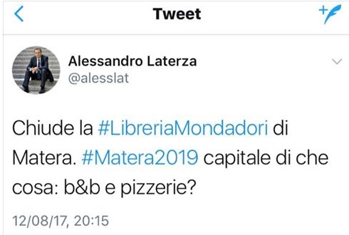 libreria tweet laterza