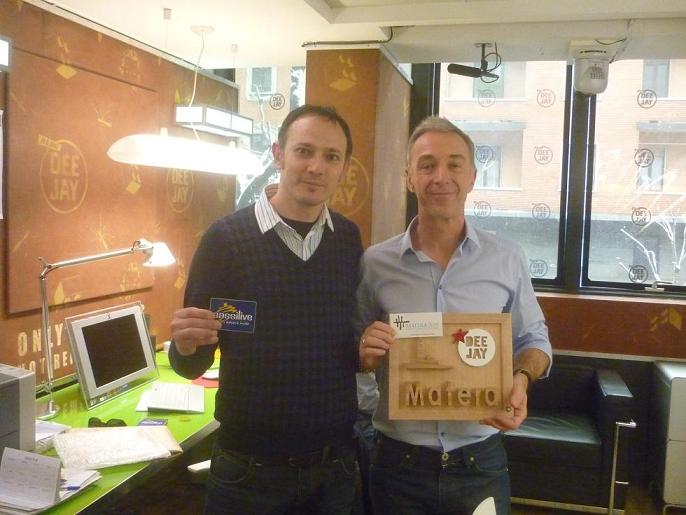 Il sindaco di Matera Adduce, l'assessore alla cultura Bergantino e la Camera di Commercio di Matera apprezzano link tra SassiLive.it e Radio Deejay: buona occasione per Matera 2019
