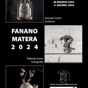 Mostra d'arte "Fanano Matera 2024" con le opere di Gionata Orsini, Giuliano Berri e Roberto Leoni nello Studio Arti Visive di Matera