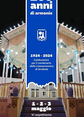 "100 anni di armonie", celebrazioni per centenario Cassarmonica di Grottole: programma eventi