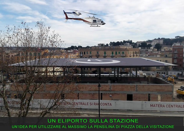 W la Trottola: Sergio Laterza presenta l'idea per utilizzare al massimo la pensilina di Boeri della stazione Fal Matera Centrale