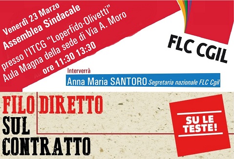 Assemblea sindacale FLC Cgil il 23 marzo a Matera in diretta web
