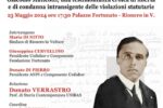 "Giacomo Matteotti, una testimonianza eroica di libertà e di condanna intransigente delle violazioni statutarie", convegno a Rionero in Vulture