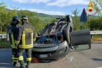 Incidente stradale tra due auto sulla statale 401 nel Comune di Rapone, due feriti