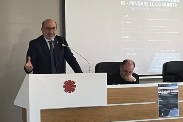 "Ri-pensare le comunità. Un'opera di rivelazione", convegno Caritas a Potenza: report, intervento Latronico, foto