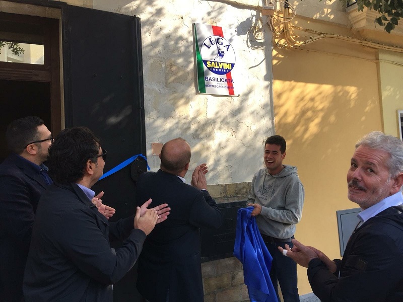 L’on. Crippa incontra i “Giovani Lega” e inaugura la sede di Montescaglioso