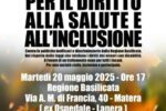 Famiglia Futura odv presenta la manifestazione "Per il diritto alla salute e all'inclusione" a Matera