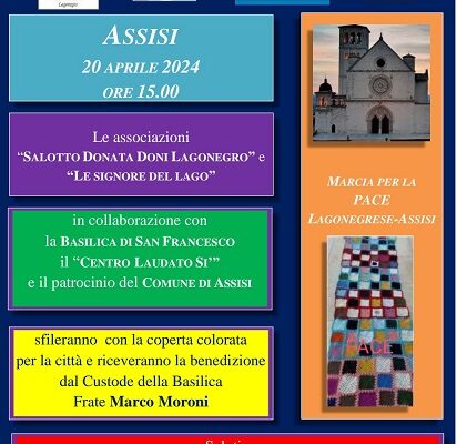 La coperta della pace ad Assisi