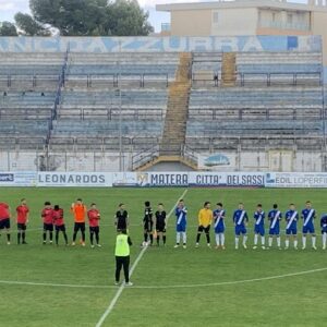 Calcio, Eccellenza Lucana, 30^ giornata, Matera Città dei Sassi con la testa ai play-off, contro Ferrandina finisce 0-0