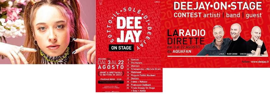 Radio Deejay chiama Nahaze, l'artista materana il 18 agosto con Irama a Riccione per il live di Deejay on stage