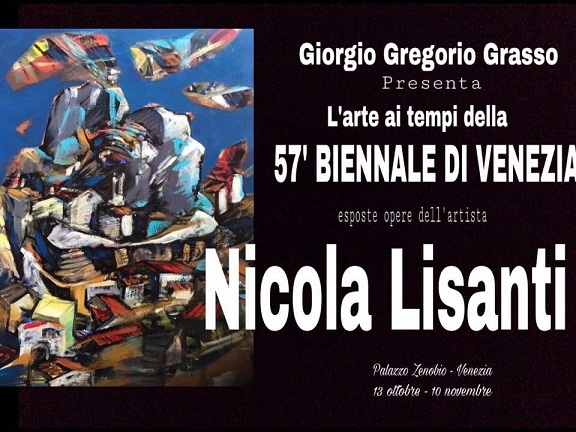 Opera Dell Artista Materano Nicola Lisanti Alla Rassegna L Arte Ai Tempi Della 57 Biennale Di Venezia Di Giorgio Grasso Sassilive