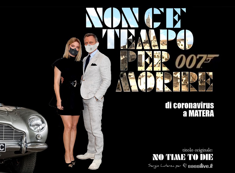 Non c'è tempo per morire.... di Coronavirus a Matera: il poster esclusivo di Sergio Laterza per "W la Trottola" su SassiLive