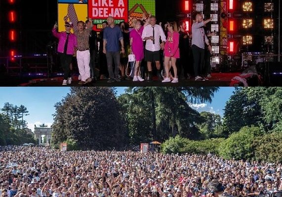 "Party Like a Deejay - Park Edition", in 16mila per i 40 anni di Radio Deejay a Milano tra Parco Sempione, Teatro Burri e Arena Civica: report, video, foto