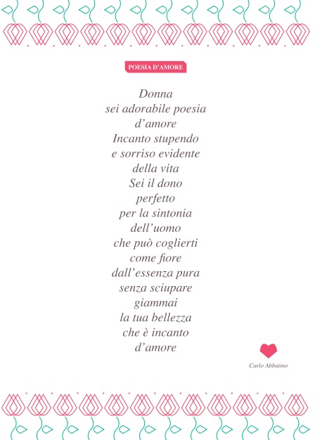 poesia san valentino