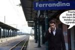 W la Trottola, aspettando il premier a Matera: Matteo Renzi arriva in treno e chiede aiuto a Maria...