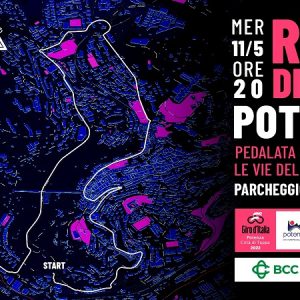 Giro d'Italia a Potenza, FIAB Potenza ciclOstile presenta l'evento "Rosa di sera"