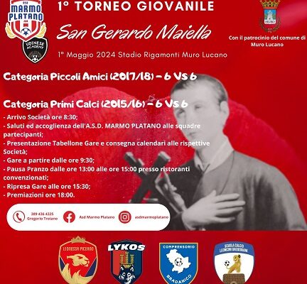 1° torneo giovanile "San Gerardo Maiella" a Muro Lucano