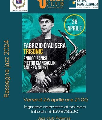 Presentazione disco "Trisonic" di Fabrizio D'Alisera al Jazz club Potenza
